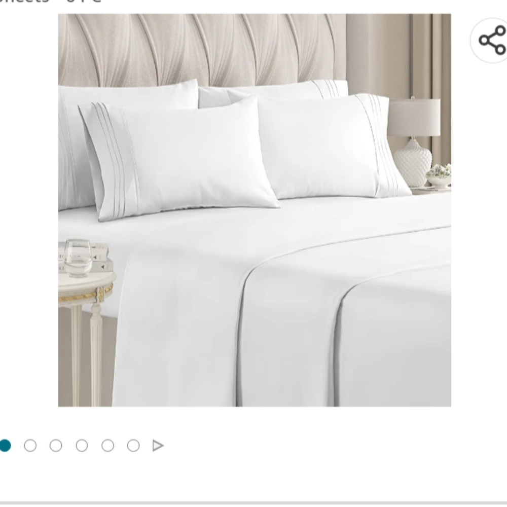 Refresh six piece sheet set 6 piece